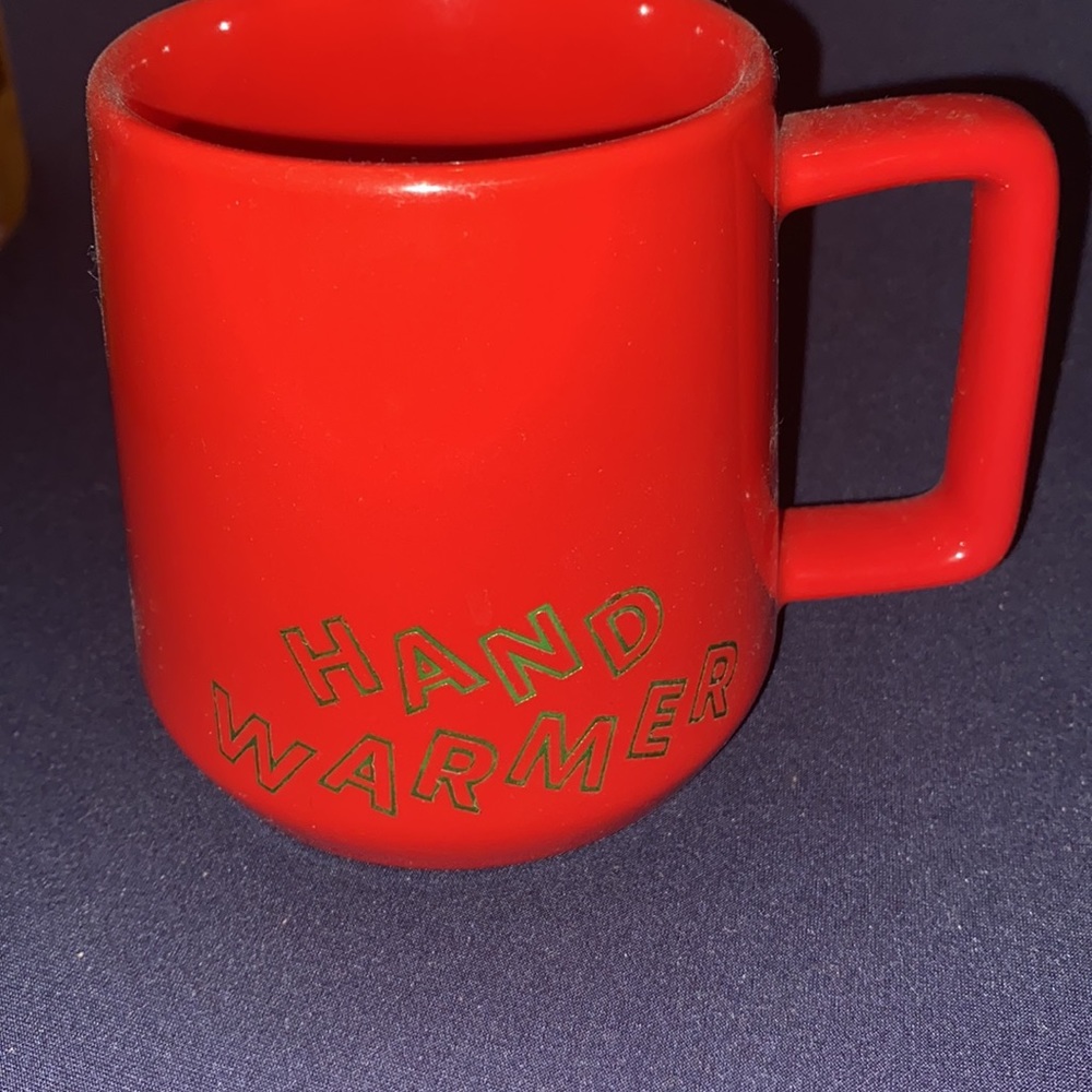 Starbucks Ceramic Mug Hand Warmer Wording - Picture 3 of 5